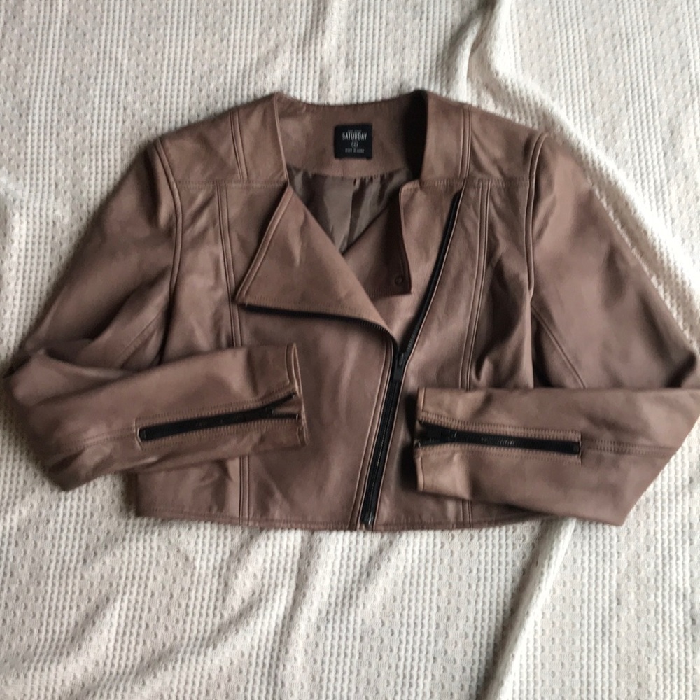 Kate Spade lamb leather jacket